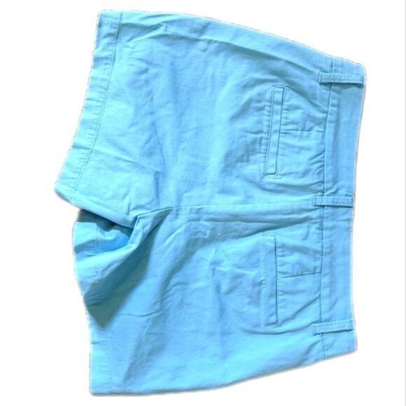5/$55 Crown & Ivy robin's egg blue shorts - cotton blend front pockets - 8 - Picture 2 of 4
